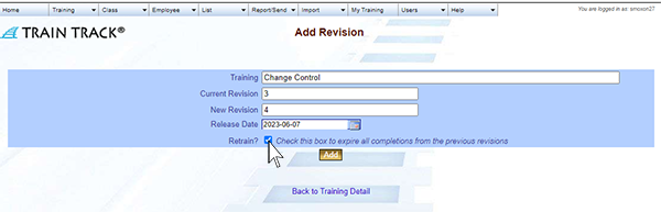 Retrain