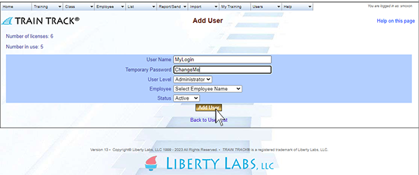 Add User